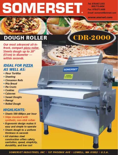 Somerset Dough Roller CDR-2000