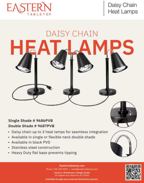 Daisy Chain Heat lamps