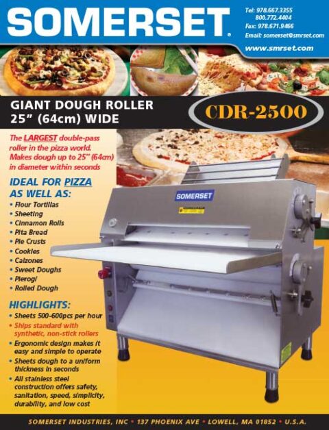 Somerset Giant Dough Roller CDR-2500
